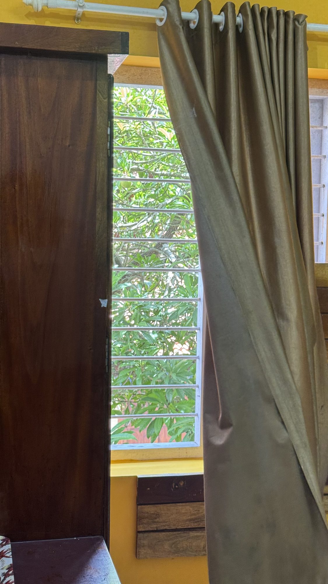 Room window and curtain at Jumayira International